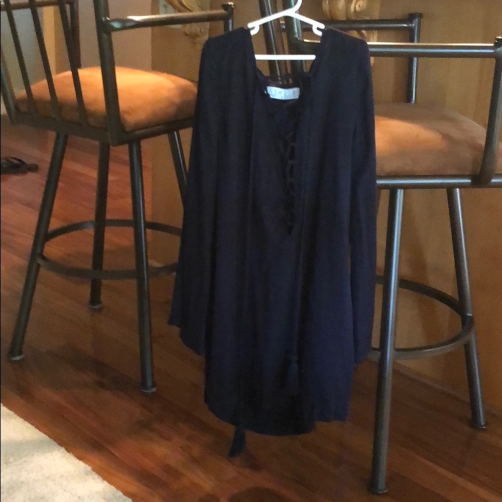 Dark blue short dress